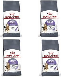 Royal Canin Appetite Control Care | Pack de 4 | 4 x 400 g | Croquettes pour Chats Adultes | Recommandé pour contrôler Le comportement de mendicité | Aussi pour Les Chats stérilisés - Image 1