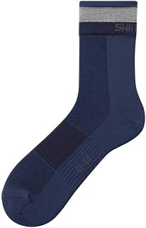 SHIMANO Chaussettes Lumen Hautes S-M (Shoe 36-40), Adultes Unisexe, Navy (Bleu) - Image 1