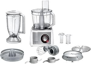 Bosch Food Processor MultiTalent 8 MC812S820 White/Silver, 1250 W, 3.9 L. Blender