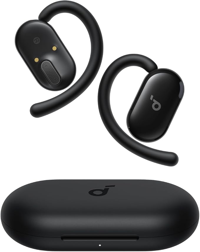 Soundcore V20i Wireless Bluetooth Headphones by Anker, Rotating Hooks, Ultra Comfort, Powerful Bass, Clear Calls, IP55, 36H Battery Life, Bluetooth 5.4, Multipoint Connection - Image 1