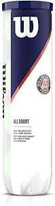 Wilson Roland Garros Tennis Balls Unisex-Adult, Yellow, 1 Can x 3 Balls - Image 1