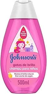 Johnson's Baby Shine Drops Shampoo for Children, Shinier, Silky Soft Hair - 500ml (Pack of 1)