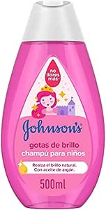 Johnson's Baby Shine Drops Shampoo for Children, Shinier, Silky Soft Hair - 500ml (Pack of 1) - Image 1