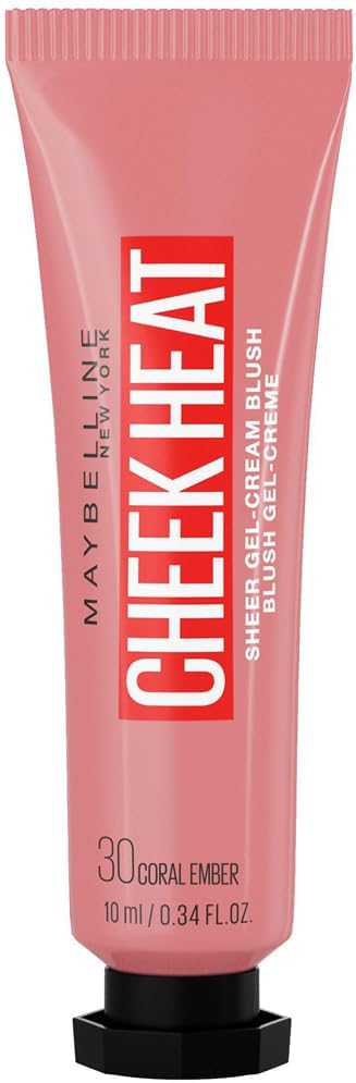 Maybelline New-York - Blush gel crème - Cheek Heat - Teinte : 20 ROSE FLASH - Contenance : 10ml - Image 1