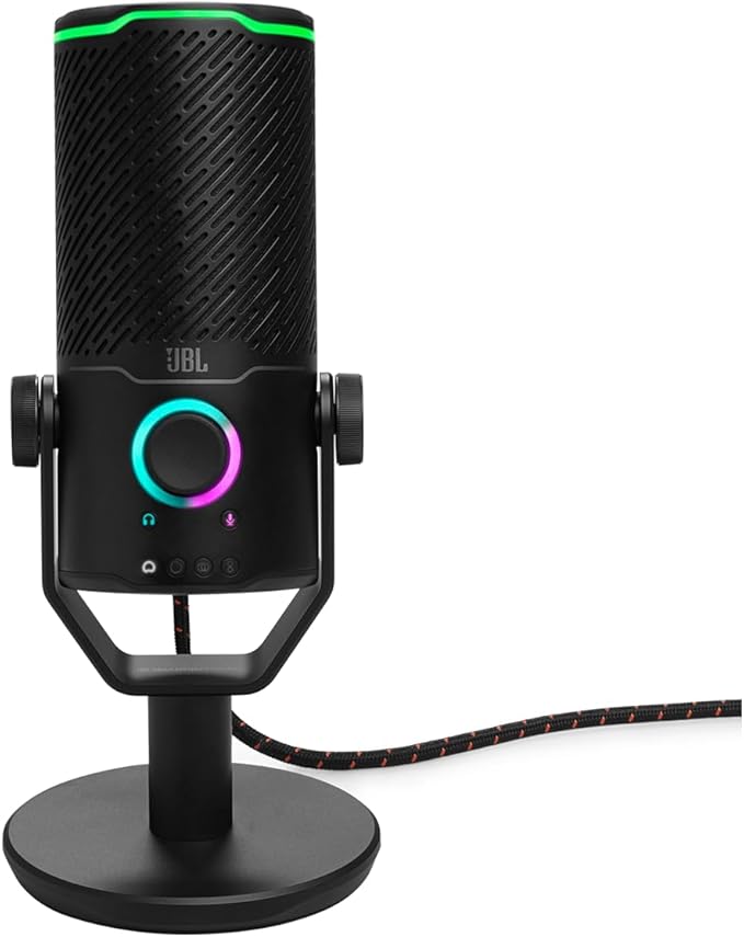 JBL Quantum Stream Studio, Premium USB Microphone Equipped with Four Selectable Voice Pickup Models for Streaming, Recording and Gaming, Compatible with JBL QuantumENGINE - Image 1