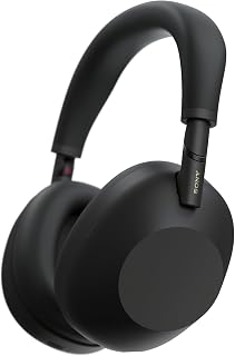 WH-1000XM6 Wireless Bluetooth Headphones with Noise Cancellation, Signature High-Resolution Sound, Ultimate Comfort, Foldable Design, Durable Case, 30 Hour Battery, iOS and Android - Black - Image 1