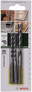 Bosch Accessories DIY 3 Multi Purpose Quick Drill Bits (SDS Quick, Diameter 5/6/8 mm, Accessories Chisel Hammer) - Image 1