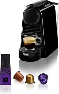 De'Longhi Nespresso Essenza Mini EN85.B, Automatic Coffee Machine, Single Cup Capsule Machine, Welcome Set Included, Compact Design, Pressure 19 Bar, 1150 W, Piano Black - Image 1