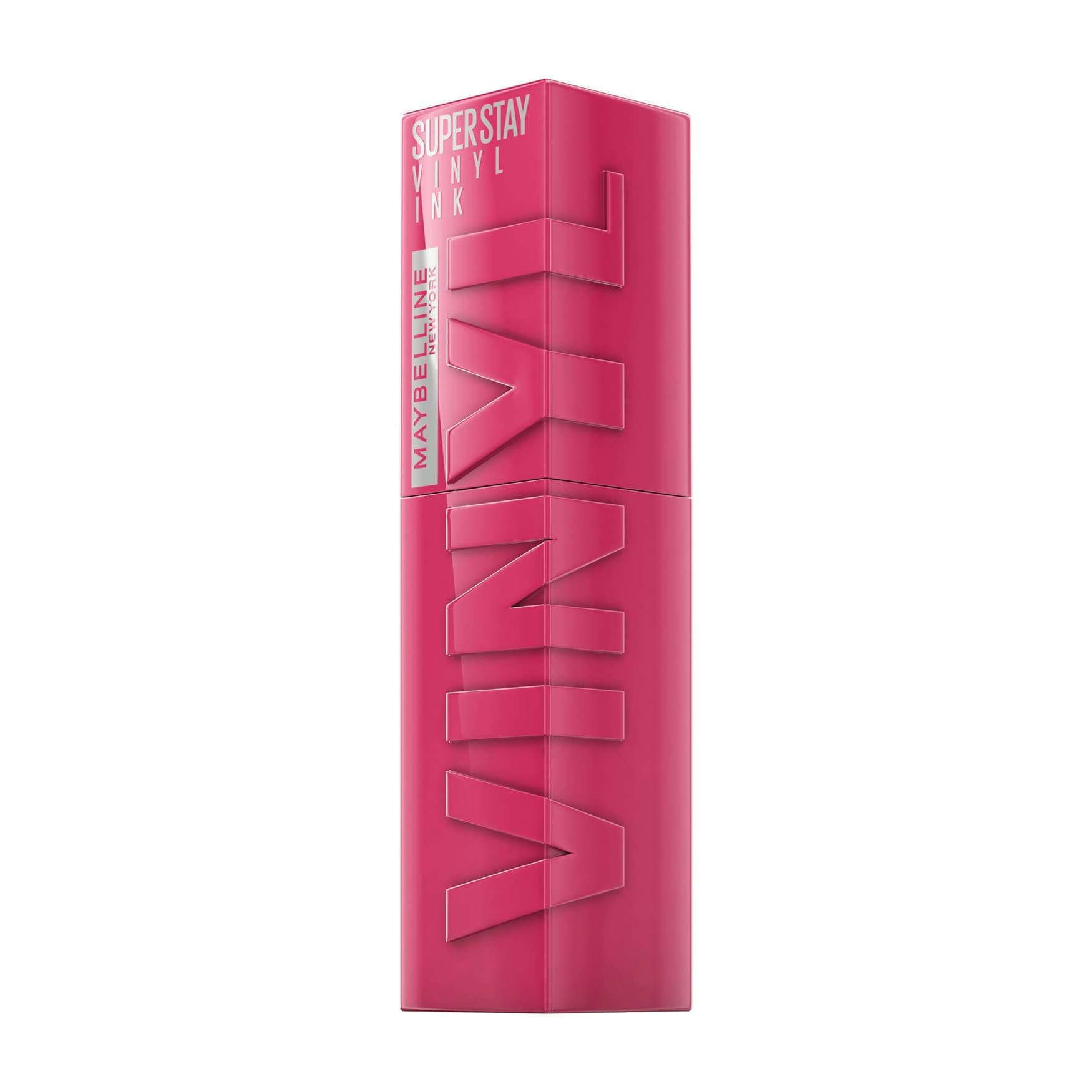 Maybelline New York - Rouge à Lèvres Liquide - Encre Effet Vinyl Brillant - Longue Tenue - Couleur Intense Ultra-Glossy - Sans Transfert - SuperStay Vinyl Ink - Teinte : Coy (20)