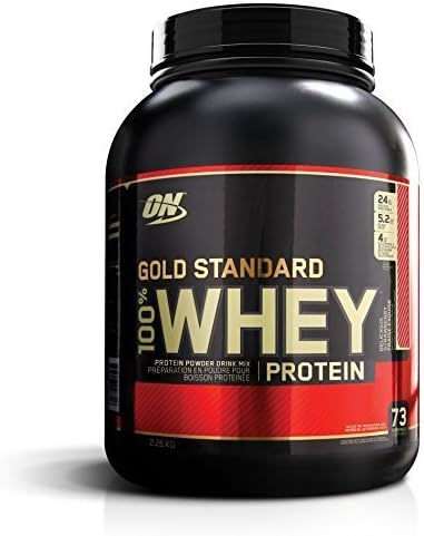 Optimum Nutrition 100% Whey Gold Standard, Delicious Strawberry, 5-Pound by Optimum Nutrition - Image 1