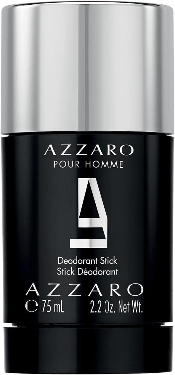 Azzaro - Deodorant Stick for Men, Azzaro Pour Homme Eau de Toilette, Long-Lasting Protection, Notes of Anise, Lavender and Vetiver, Gentle and Regulating Formula, 75 ml - Image 1