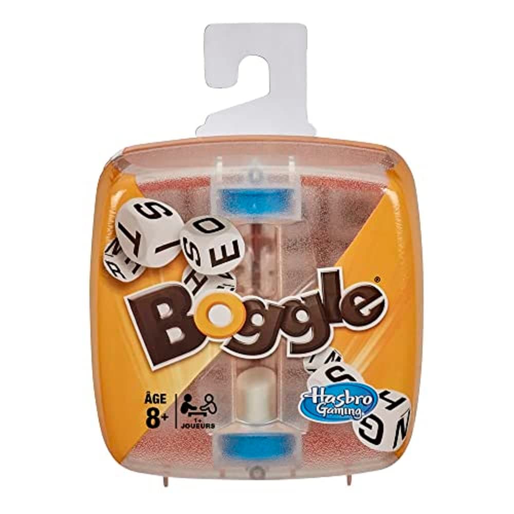 Hasbro Gaming Boggle – Board Game for Young and Old – Gift Idea for Boys and Girls from 8 Years Old – Gift for the Family – French Version – Multi-Coloured