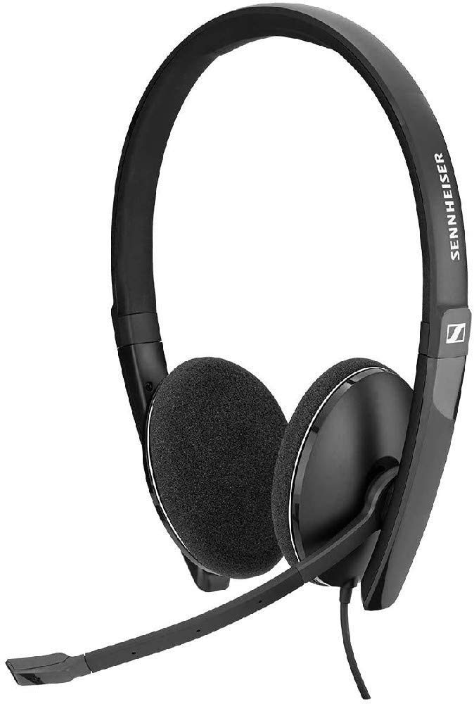 Sennheiser PC 3.2 Chat - Lightweight Wired Stereo Headphones with Adjustable Noise Cancelling Microphone - For Phone, Internet and E-Teaching - PC Headset - Gaming Headset for Gaming, Work and Study - Image 1