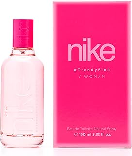 NIKE - Trendy Pink, Eau de Cologne pour Femme, 100 ml, Format Spray, Eau de Toilette Naturelle et Féminine, Arôme Floral, Parfum Frais, Jeune et Durable - Image 1