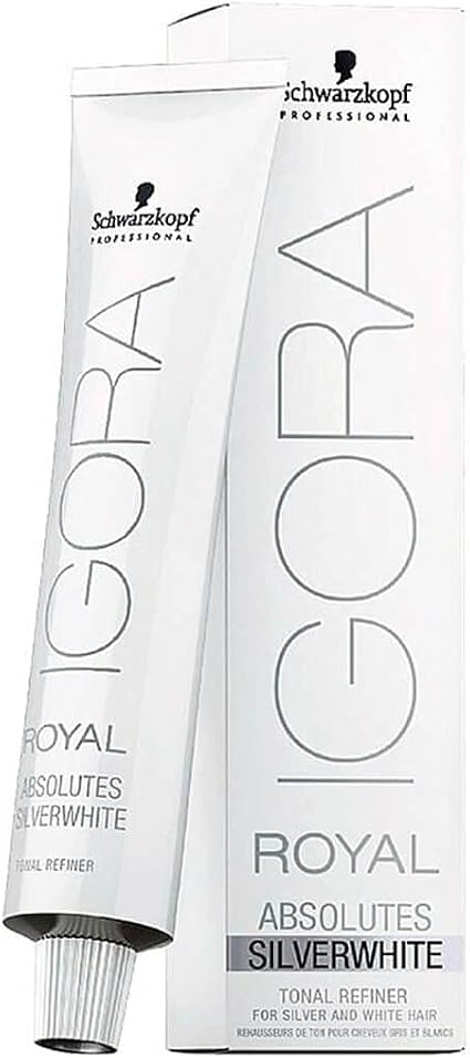 Schwarzkopf Professional Igora Royal Absolutes Silverwhite Grey Lilac 60ml - Image 1
