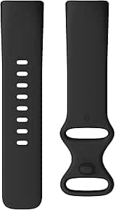 Fitbit Charge 5/6 Infinity Bracelets, Black - Large