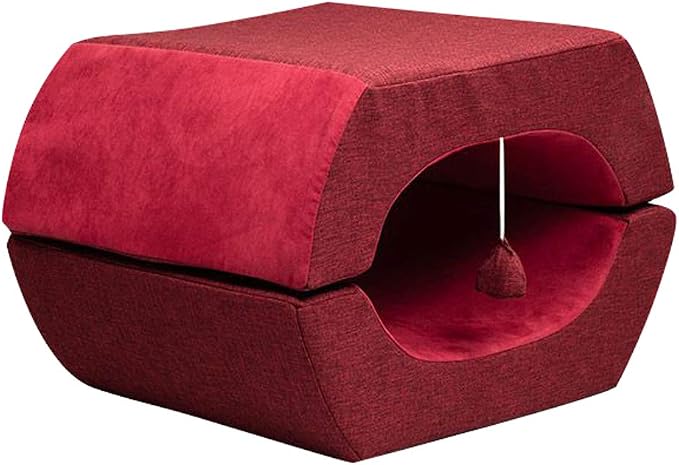 Baldiflex Felix Niche d'intérieur pour Chat pour Dormir et Jouer - Image 1