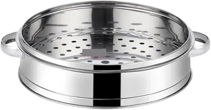 Stainless Steel Steamer Basket for Fish, Steamed Bread Basket, Kitchen Utensils, Multi-Layer Insert with Stand, Instant Pot Steamer Basket (16.5 cm 1 Layer) - Image 1