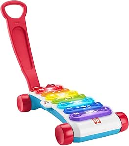 Fisher-Price HJK40 Giant Xylophone (French Version), Electronic Dummy Musical Instrument with Educational Songs for Toddlers, Children's Toy, from 9 Months - Image 1