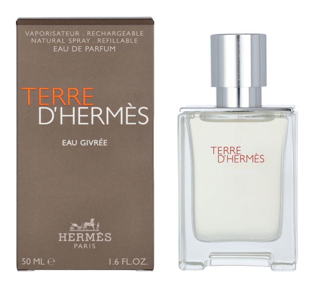 Terre DHermes Eau Givree by Hermes for Men – 1.6 oz EDP Spray (Refillable) - Image 1