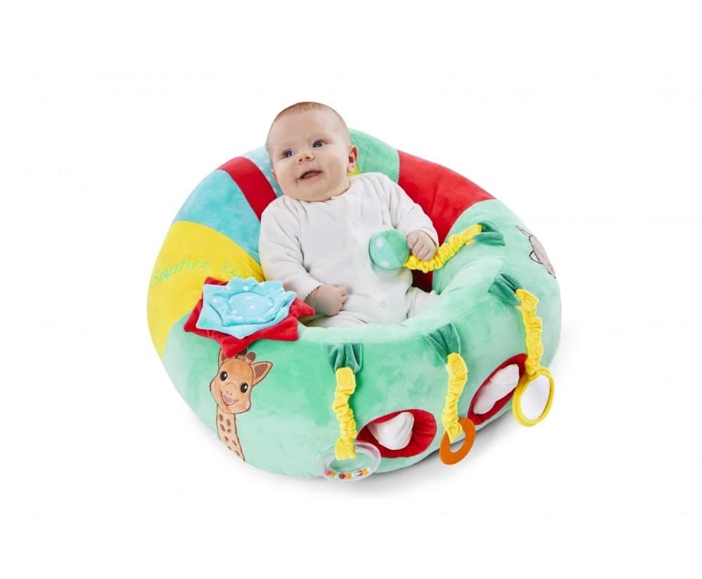 Sophie la Girafe - Baby Seat and Play Chair Games - Toy for children - many activities to awaken 5 senses of baby - play mat