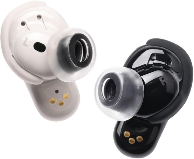 AZLA SednaEarfit Crystal for Bose Earphones - Replacement Tips for Bose Earbuds - Compatible with Bose Quietcomfort Ultra and Bose QC II (ML) Headphones - Image 1