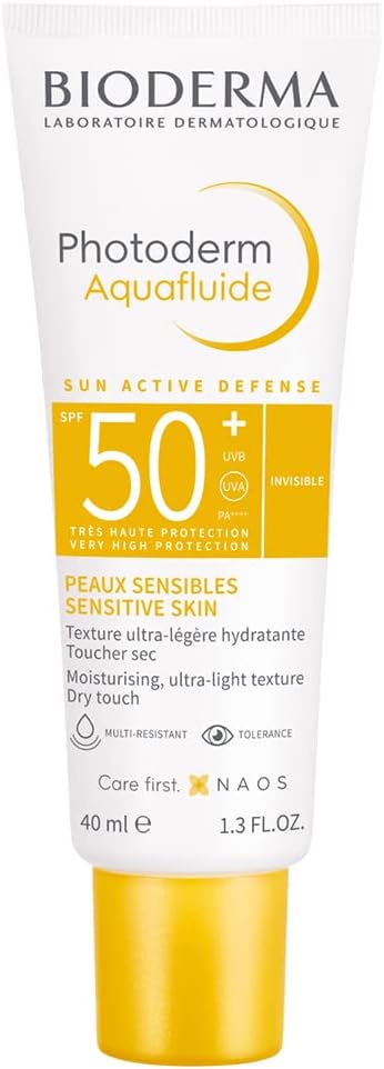 Aquafluide Ultra Light Texture Moisturizing SPF50+ 40ml Photoderm Sensitive Skin Bioderma - Image 1
