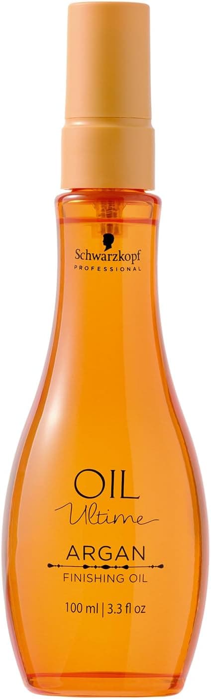 Schwarzkopf Professional Oil Ultime Huile De Finition Argan Huile Pour Cheveux Normaux Et Épais Purifiée Et Naturelle Lisse La Cuticule Anti Frisottis Protection Thermique Nourrissant Hydratant 100 ml