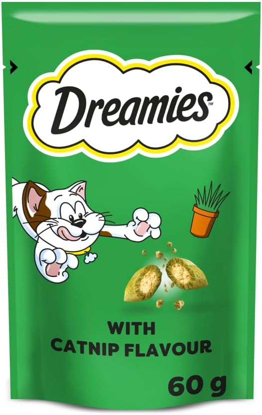 Dreamies Cat Treats with Catnip 60g - Image 1