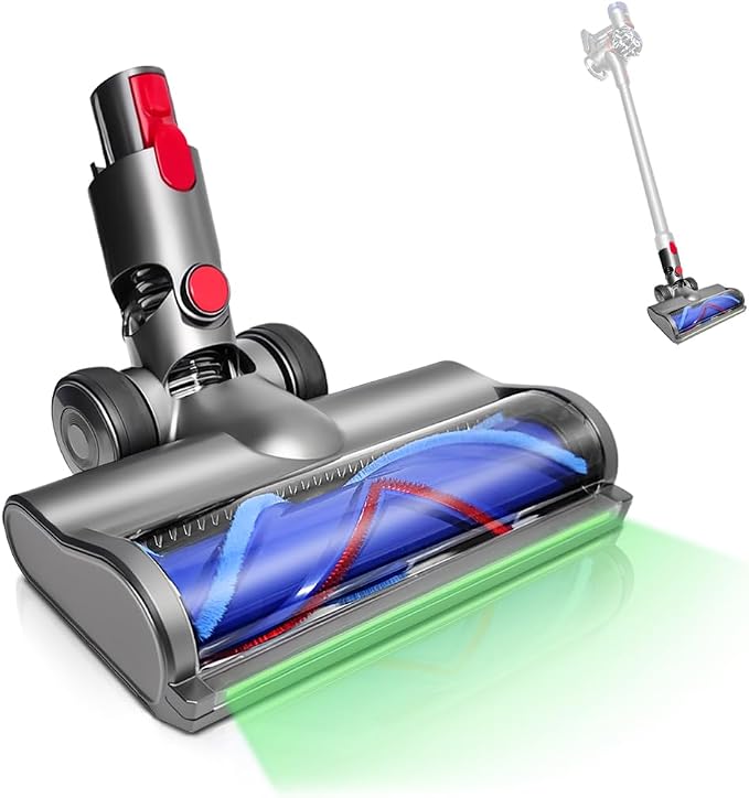 Dust Detection Brush Compatible for Dyson Vacuum Cleaners V7, V8, V10, V11, V15, Spare Parts, Brush Vacuum Cleaner, Spare Parts, Motorhead, Hard Floor Accessory. - Image 1