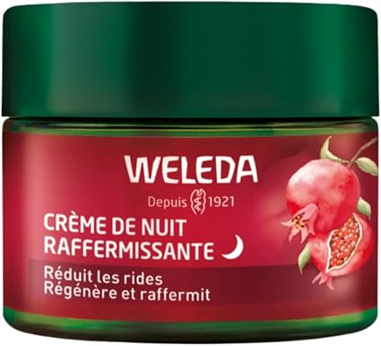 WELEDA - Firming Night Cream Pomegranate and Maca - Firming anti-aging treatment for women over 40 years - Reduces wrinkles and firms - Mature skin - NATRUE- Vegan - 40 ml - Image 1