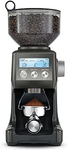 Sage - The Smart Grinder Pro - Tapered Grinder - Programmable, Automatic, Custom - 60 Settings, 165W, Filter Insert Included - Black Stainless Steel - Image 1