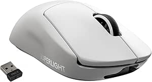 Logitech G PRO X SUPERLIGHT Wireless Gaming Mouse, East Europe Packaging, PC and Mac (USB Port) - White - Image 1