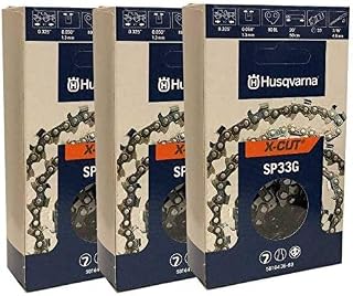 Husqvarna Lot de 3 chaînes OEM SP33G X-Cut .325 .050 80DL 50,8 cm 581643680 - Image 1
