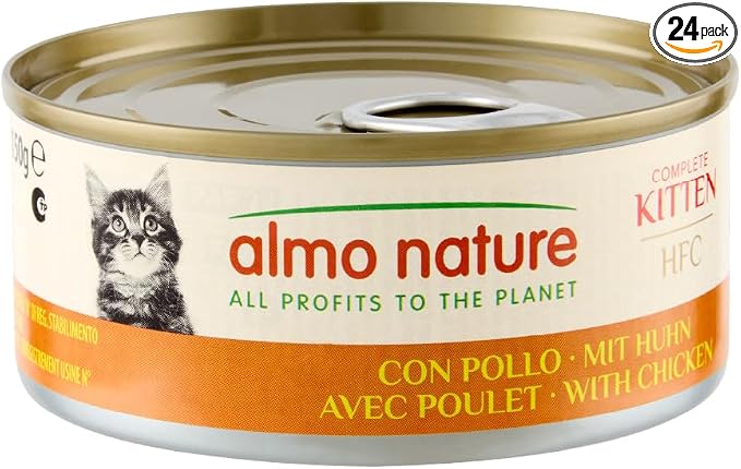 Almo Nature - HFC Kitten with Chicken - Wet Kitten Food: 24 boxes of 150 g - Image 1