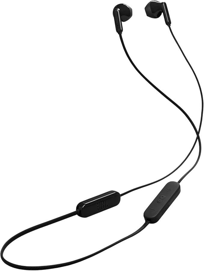 JBL Tune 235BT Écouteurs Intra-Auriculaires Bluetooth sans Fil avec 3 Boutons Microphone/télécommande et câble Plat – Noir - Image 1