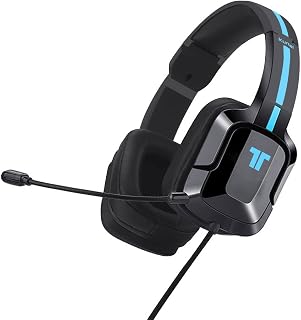 Tritton Kunai+ Casque Gaming PC avec Micro Compatible PS5, PS4, Xbox Series, Nintendo Switch - Haut Parleur 40mm - Casque Gamer Filaire avec Microphone Ajustable Omnidirectionnel et télécommande, Noir - Image 1