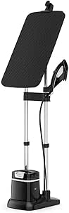 Rowenta QR1510 IXEO + Vertical Iron with High Pressure Boiler and Integrated 3-Position Axle, Powerful and Versatile Vertical Garment Steamer Disinfectant 5 Bar 2980 W 1 Litre - Image 1
