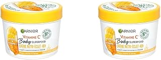 Garnier Body Superfood - Crème Corps Nutri-Éclat - Vitamine C & Mangue - 48H d'Hydratation - 97% d'Ingrédients d'Origine Naturelle - Pour Tous Types de Peaux - 380 ml (Lot de 2) - Image 1