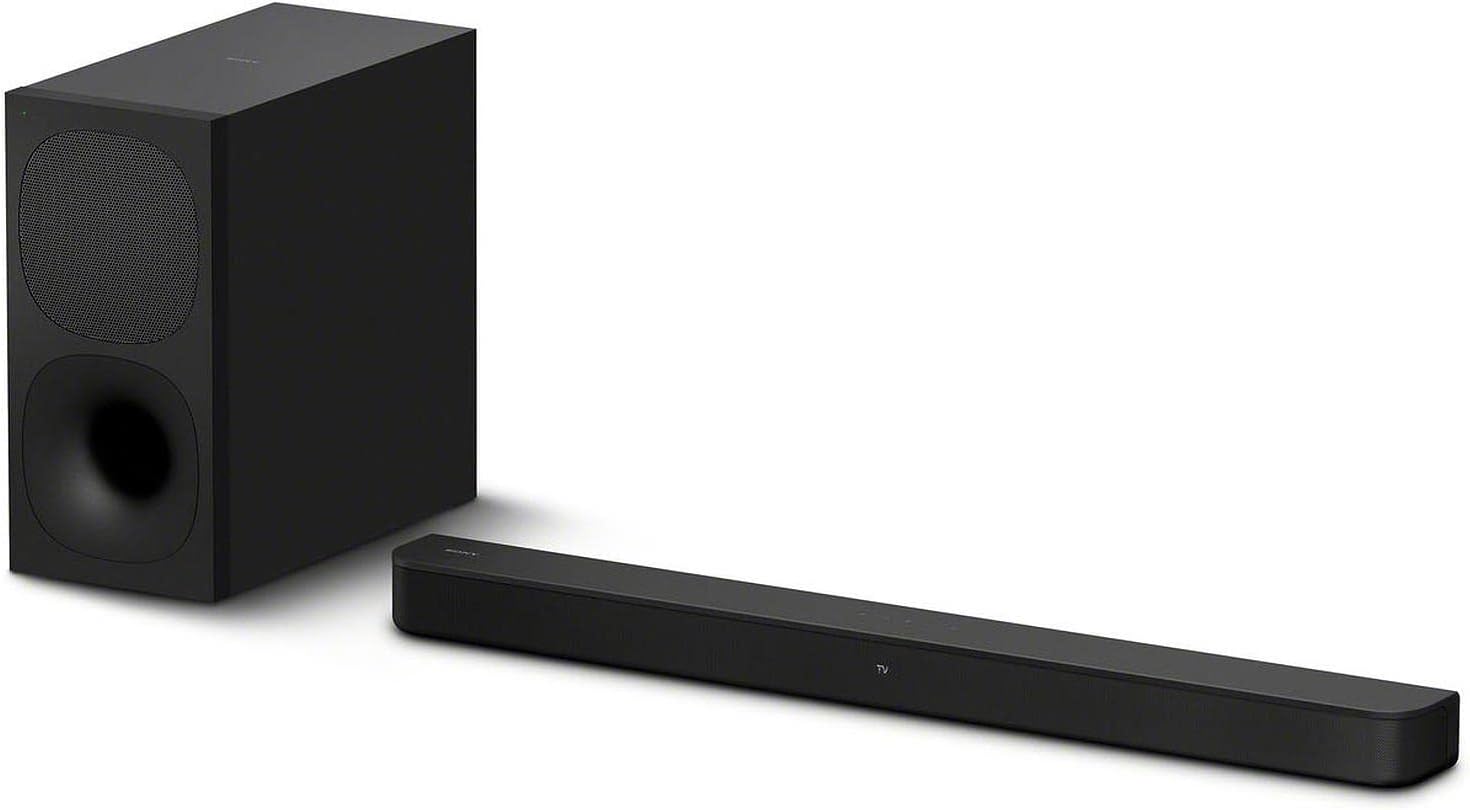 Sony HTS400.CEL - Barre de Son TV 330W, 2.1 de canaux avec Caisson de Basse, Bluetooth, Son Surround Avant, S-Force Pro, Dolby Digital (Noire) - Image 1