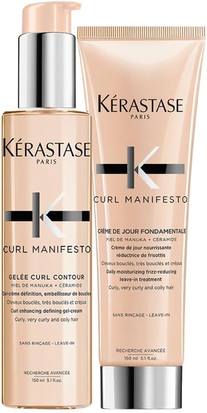 Kerastase Curl Manifesto Curl Contour Jelly 150 ml Fundamental Day Cream 150 ml - Image 1