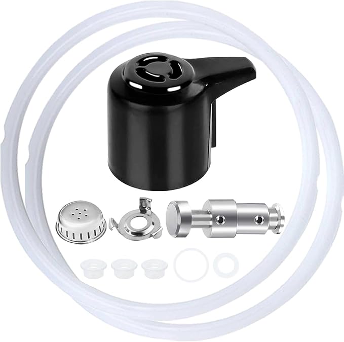 Steam Release Float Valves for Instant Pot Duo 5, 6 Qt, Duo Plus 6 Qt Pressure Cooker Spare Parts Gasket Float Valve Washer Anti-Lock Protection - Image 1
