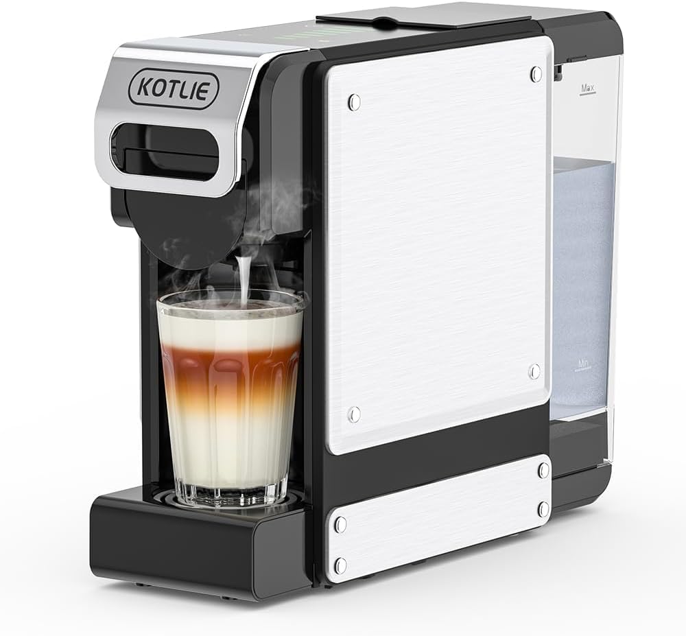 ST-550 Multi-function capsule coffee machine, for Nespresso Original/for Dolce Gusto/for A MODO MIO/for ground coffee, seven water volume settings, pre-brew function, 1 liter capacity - Image 1