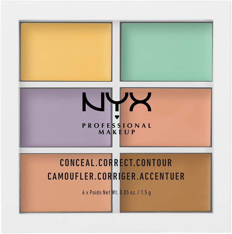 NYX Professional Makeup 3C Concealer, Concealer and Contour, Creamy Texture, 6 Shades - Image 1