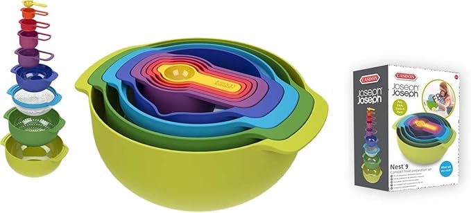 Cefa Toys - Set of 9 stackable measuring bowls Joseph Joseph, 01158 - Image 1