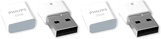 Philips Pico Édition High Speed clé USB 2.0 32 Go Ultra Small pour PC, Ordinateur Portable, Smart TV, Audio pour Voitures et Autres, Vitesse de Lecture jusqu'à 23 Mo/s (Lot de 2) - Image 1