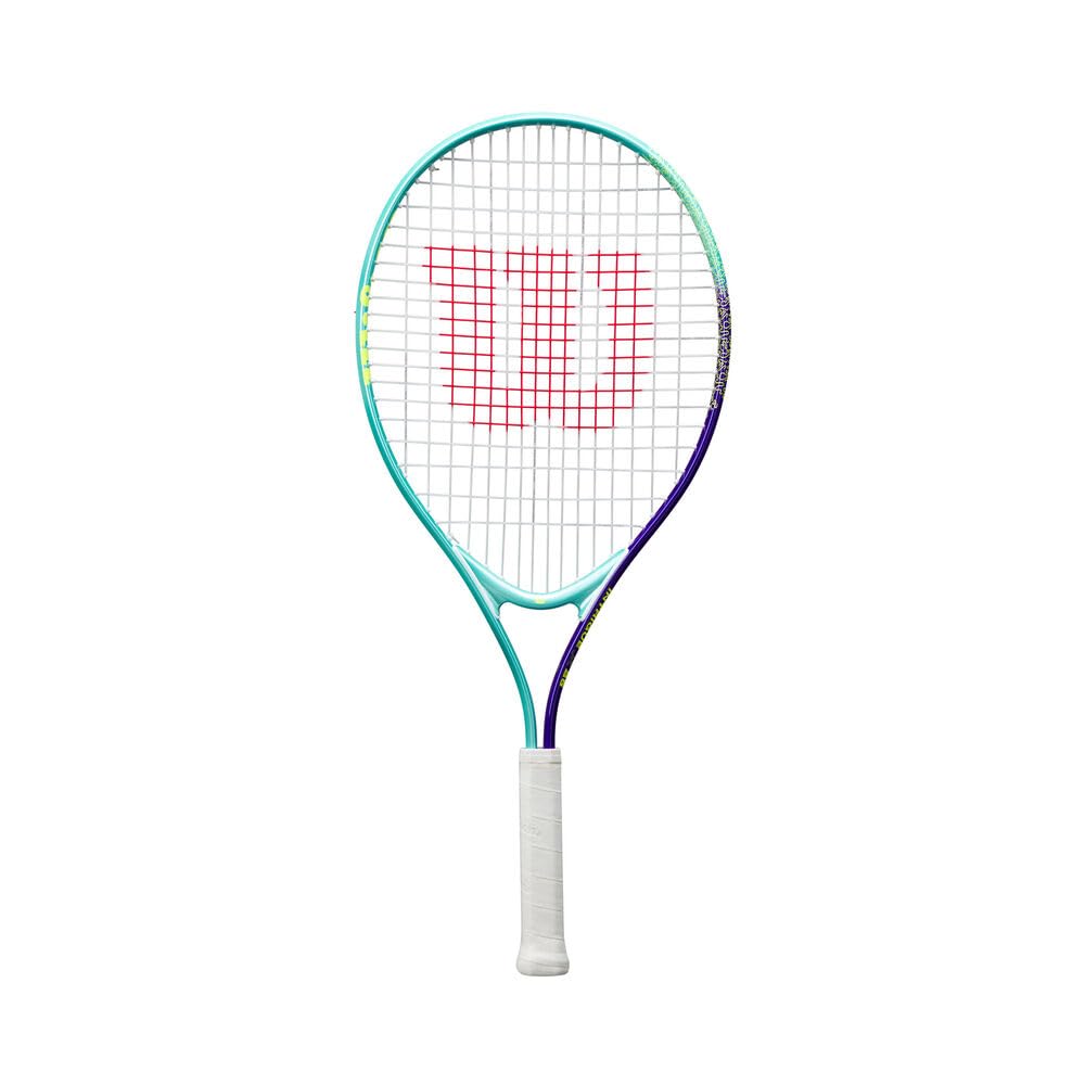 Wilson Intrigue Jr 25 Tennis Racket, Teal/Blue - Image 1