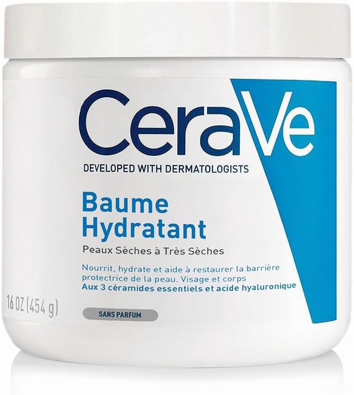 Cerave - Crème hydratante pour le visage et le corps pour peaux sèches et très sèches - 454 g - Image 1