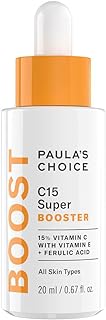 Paula's Choice C15 Vitamine C Super BOOSTER - Anti-Âge Sérum avec 15% Vitamine C - Estompe les Taches Brunes pour une Peau Terne - avec Acide Férulique - Tous Types de Peaux - 20 ml - Image 1