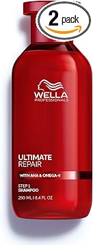 Wella Professionals Repair and Rebuild Professional Hair Care Duo for All Types of Hair Damage, Ultimate Repair Shampoo 250ml & Conditioner 200ml - Image 1